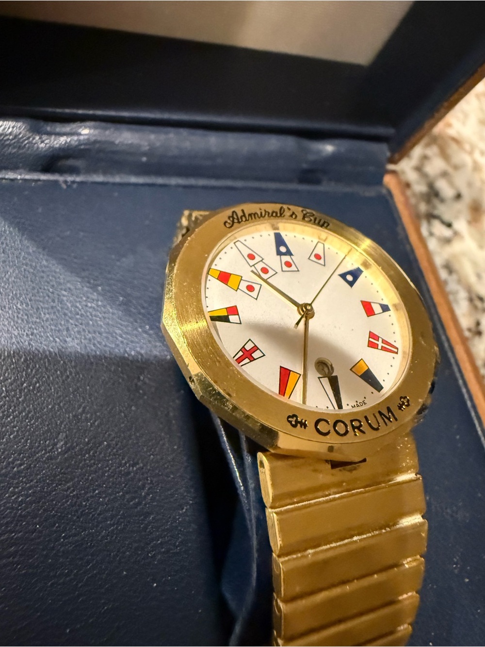 Corum Admiral's Cup 18k Gold-Plated Men's Watch